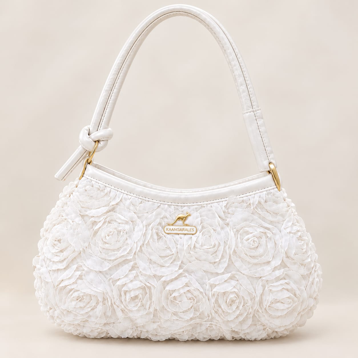 Rose Fabric Shoulder Bag